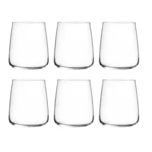 6 כוסות קריסטל ליין 420 מ"ל מבית המותג האיטלקי RCR